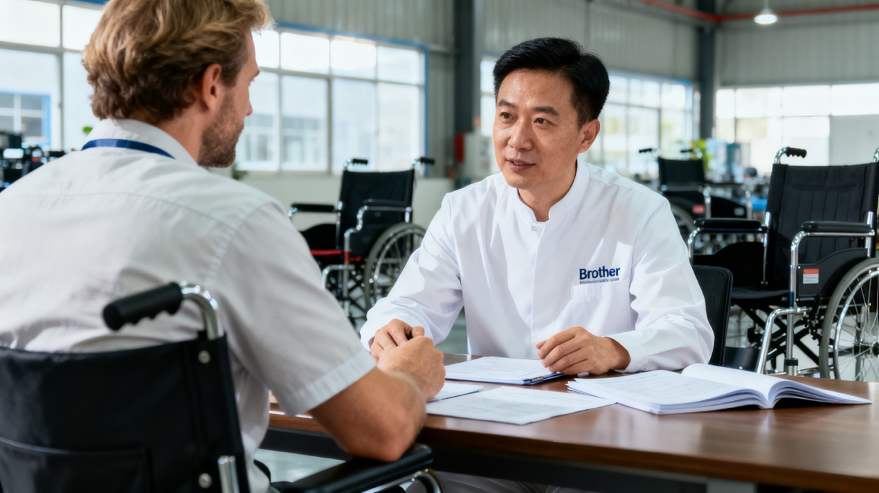 Partnering with FDA CE certified Brother Medical we offer customized wheelchair solutions for you Partnering with FDA CE certified Brother Medical we offer customized wheelchair solutions for you
