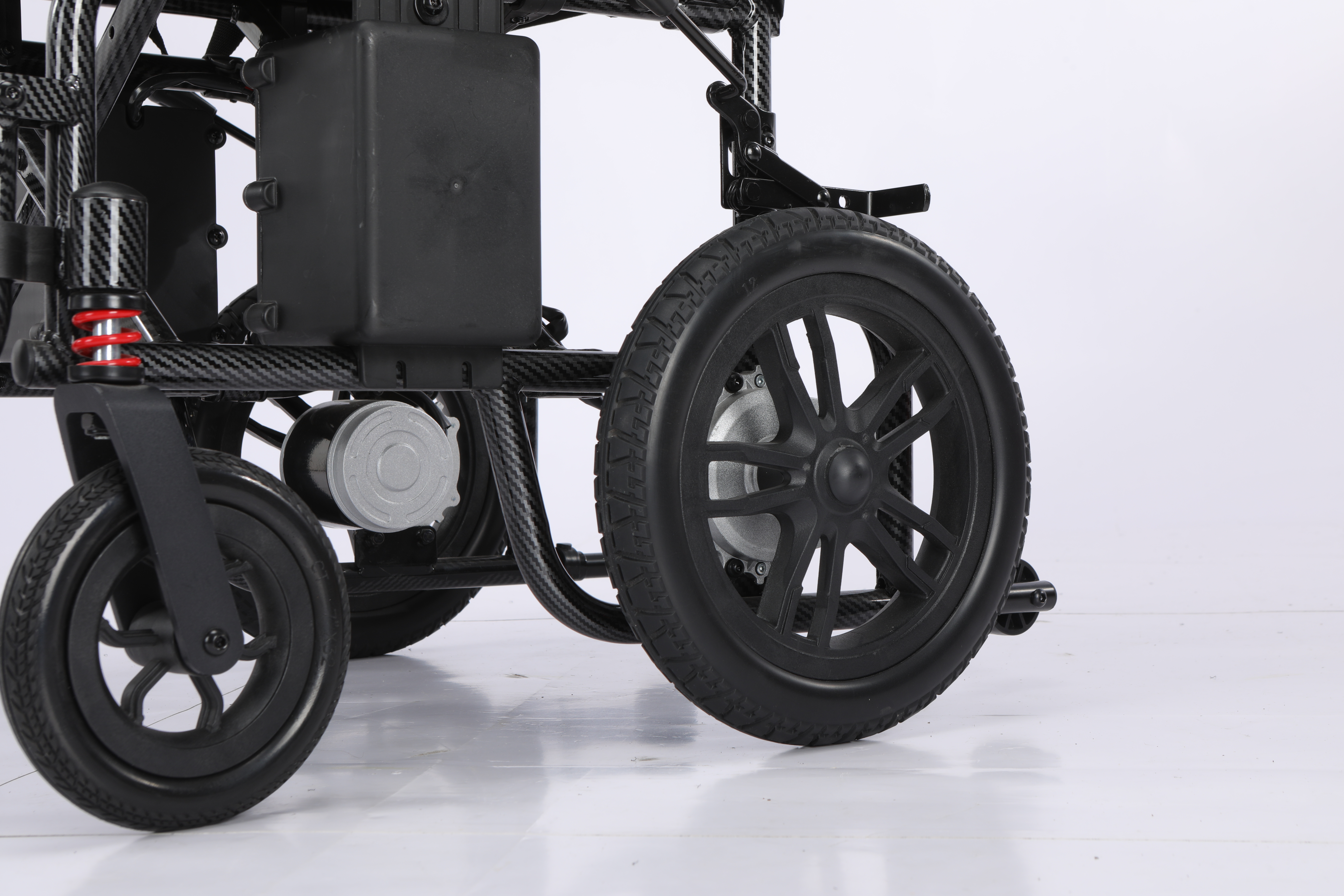 BME1906 Dual-high-torque-electric-wheelchair-motors-with-electromagnetic-brakes Durable All-Terrain Wheels