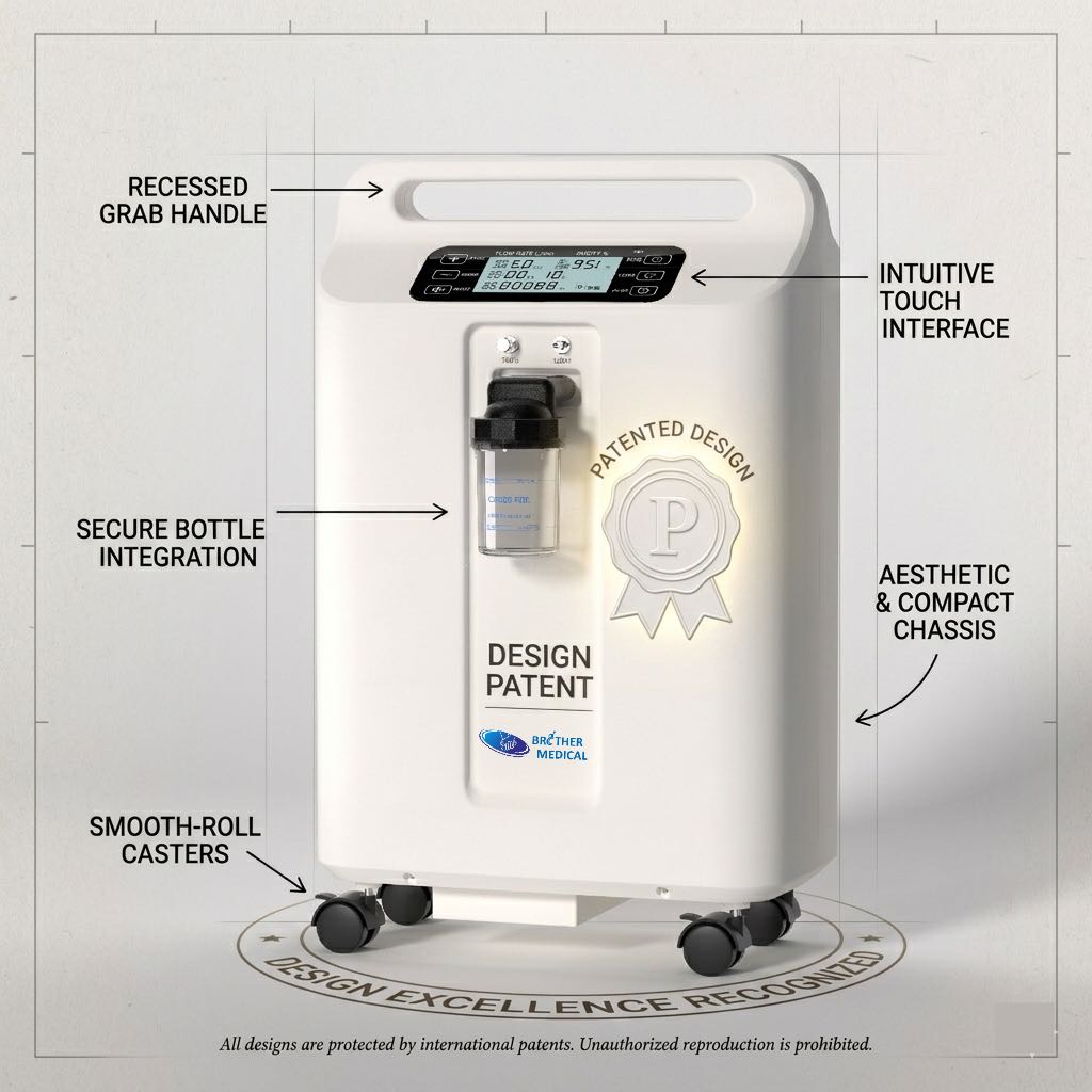 Patent Protected Modern Design Oxygen Concentrator BME-F5SW for Professional Distributors