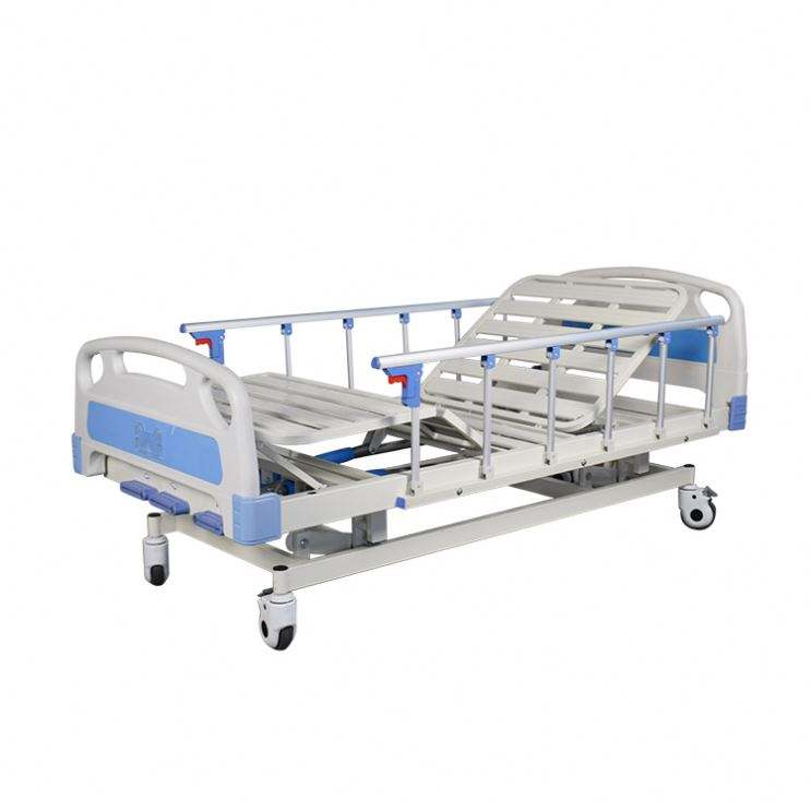 Made in China 3 Crank Manual ICU Medical Patient Nursing Patient Bed Used for Hospital And Clinic