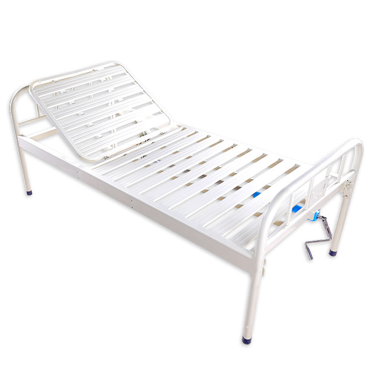 Adjustable Manual 1Crank Hospital Beds Patient Medical Bed