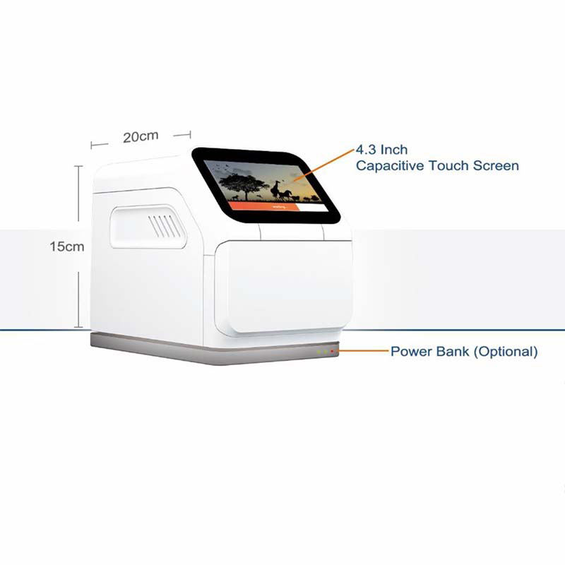 Vet Clinical Auto Chemistry Analyzer Fully Automatic Biochemistry POCT Veterinary Dry Biochemical Analyzer