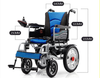 Folding Electric Wheelchair for The Elderly People Disabled Wheelchair