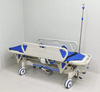 Hydraulic Manual Hospital Bed ABS Plastic Medical Emergency Stretcher Patient Transport Trolley