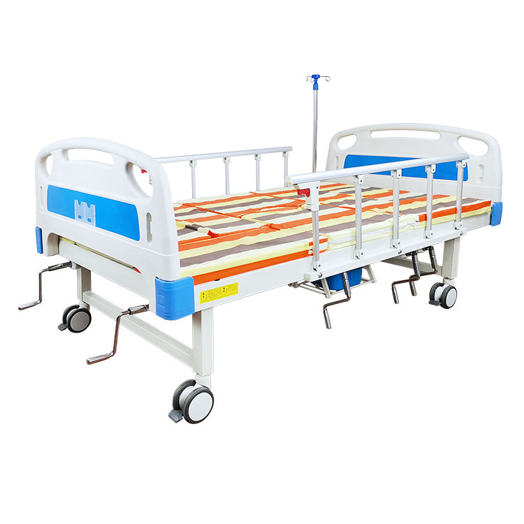 Hot Selling Multi-functional Hospital Bed Crank Bed Manual Turning Hospital Nursing Beds with Automatic Toilet