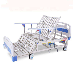 Multifunctional Hand Operated Home Care Bed Manual Hospital Medical Elderly Nursing Bed for Fome Use