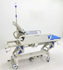 Hydraulic Manual Hospital Bed ABS Plastic Medical Emergency Stretcher Patient Transport Trolley