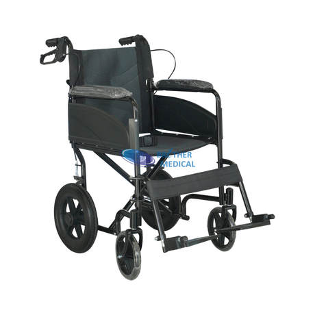 Comfortable Aluminum Transport Wheelchair For Disabled