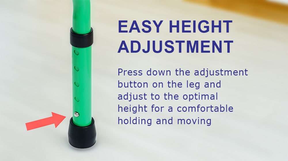BME815 Walker Height Adjustment Description 