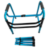 blue aluminum walker with detachable legs for bulk import