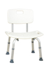 Bathroom Swivel Shower Chair With Backrest