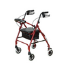 BME 861 Aluminum Portable Lightweight Folding Walker Rollator