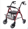 BME 861 Aluminum Portable Lightweight Folding Walker Rollator