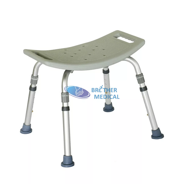 Bathroom Portable Shower Chair With Backrest