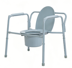 Wholesale Bariatric Bedside Commode - Foldable Steel Frame, 500lb/650lb/1000lb Capacity - FDA & CE Approved