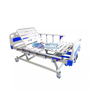 Made in China 3 Crank Manual ICU Medical Patient Nursing Patient Bed Used for Hospital And Clinic