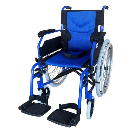 Transport Mobile Aluminum Wheelchair