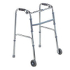 BME 812 Aluminum Foldable Lightweight Walker with Wheels