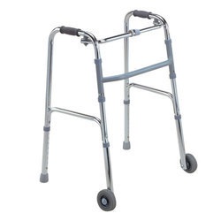 BME 812 Aluminum Foldable Lightweight Walker with Wheels