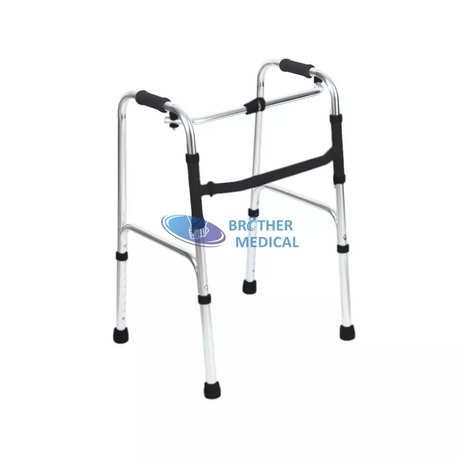 Height Adjustable Rehabilitation Walker With Seat For Elderly