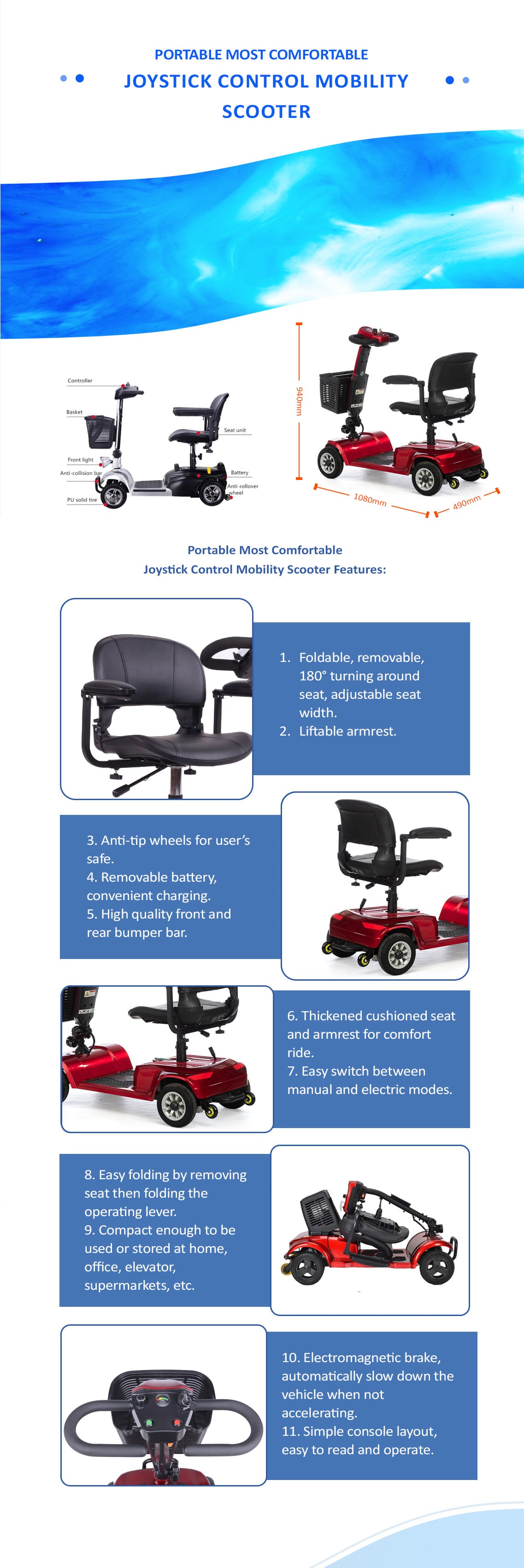 BME4021 Mobility Scooter Description