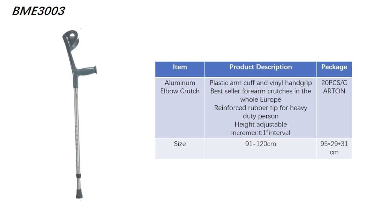 Brother Medical 3003 Elbow Crutch