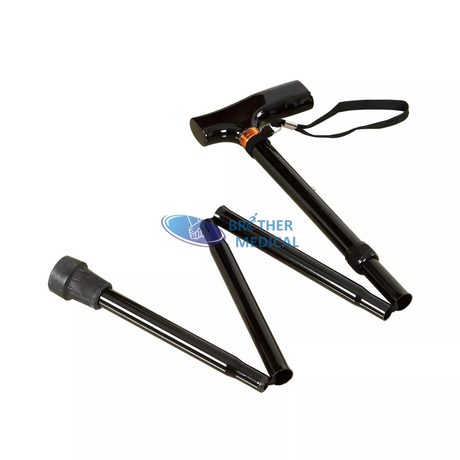 Folding Aluminum Walking Cane Adjustable Portable Crutch for Walking