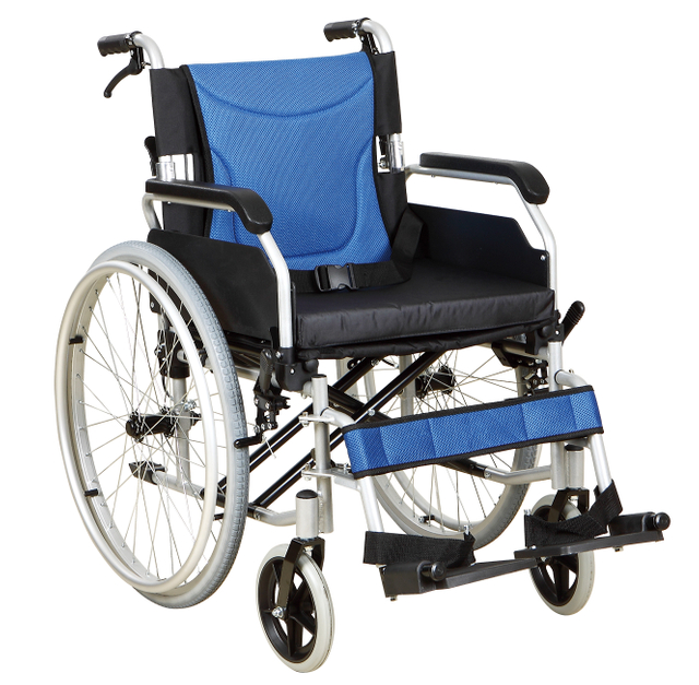 Transport Mobile Aluminum Wheelchair