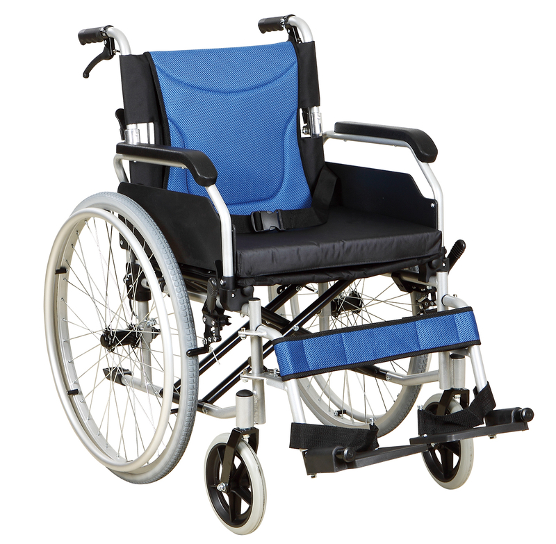 Transport Mobile Aluminum Wheelchair