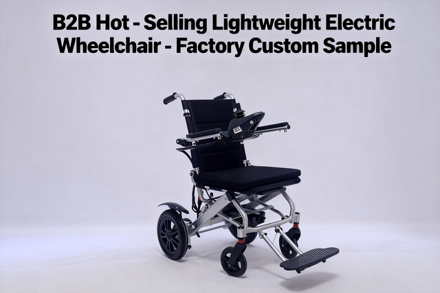 Ultra Lightweight Electric Wheelchair 17kg | Aluminum Folding Power Wheelchair for Easy Transport