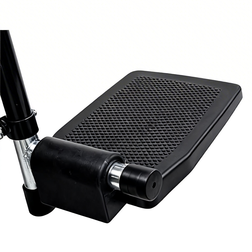 BME 4617TT wheelchair front casters smooth steering maneuverability detail