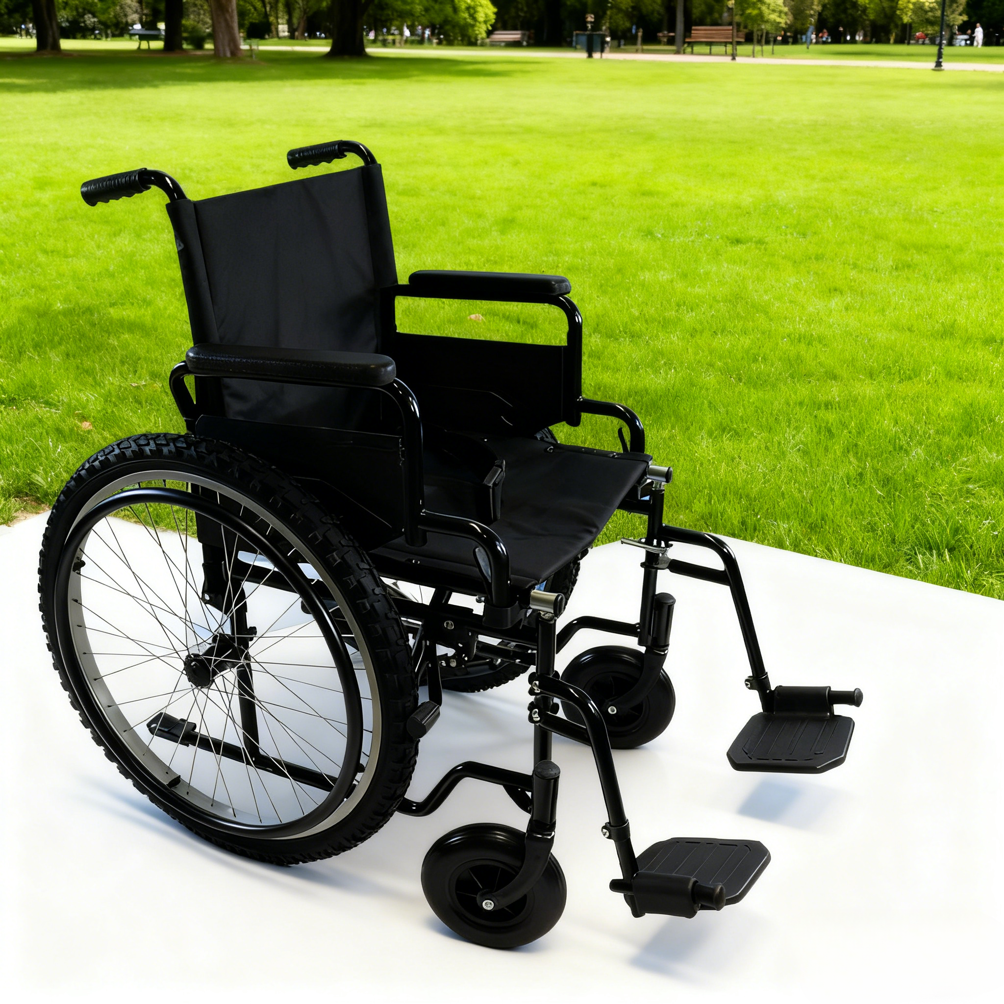 all terrain wheelchair grass surface mobility stable movement