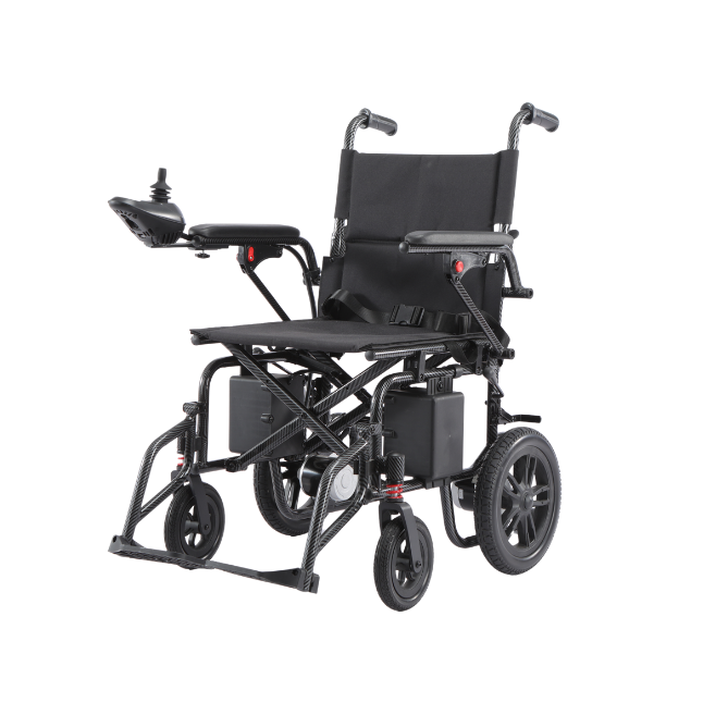 BME1906 Heavy-Duty Carbon Steel Power Wheelchair with Lead-Acid Battery
