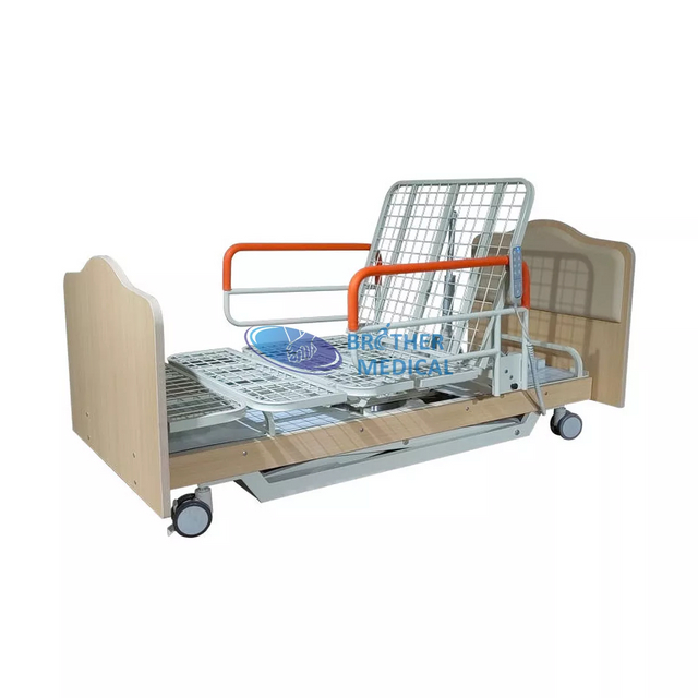 User-Friendly Chair Position Available Electric Nursing Bed Hi-Low Adjustable Hospital Bed Elderly Care Medical Bed