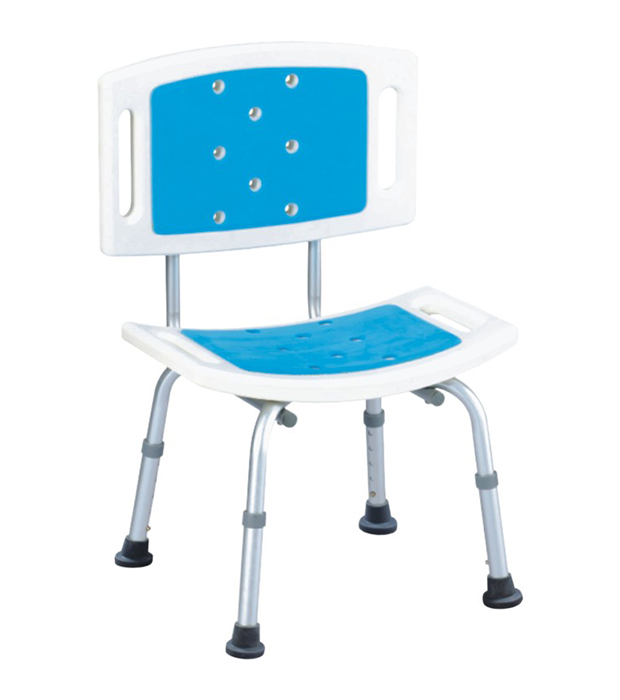 Bathroom Swivel Shower Chair With Backrest