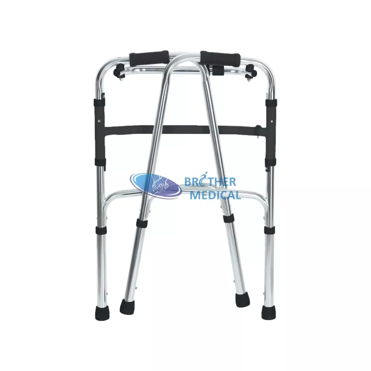 Height Adjustable Rehabilitation Walker With Seat For Elderly