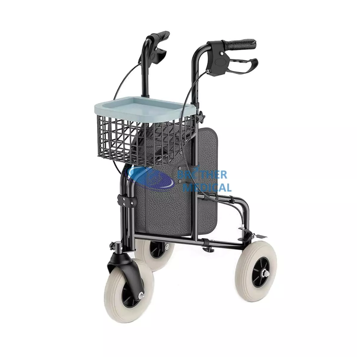 Adjustable 3 Wheel Rollator For Disabled