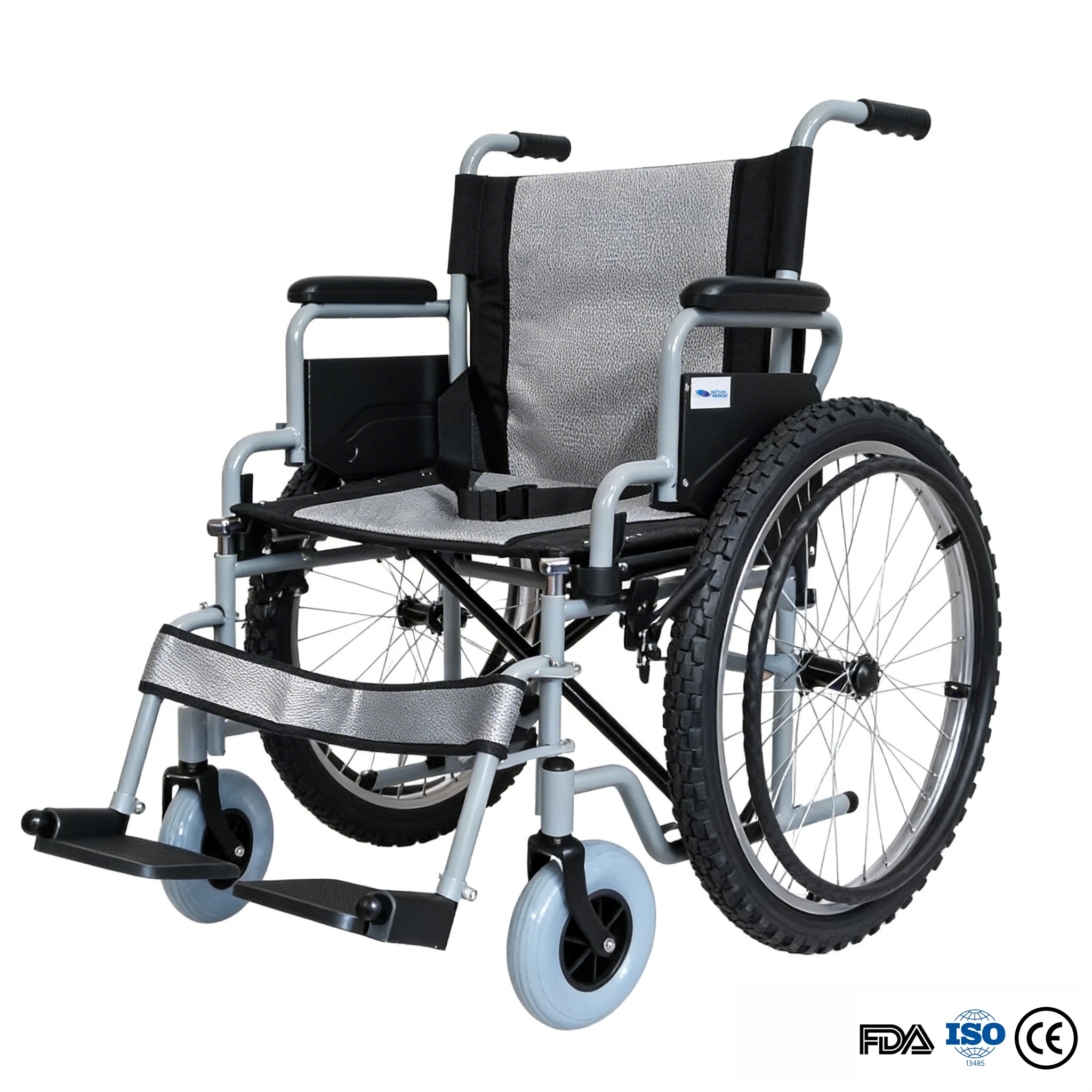 all terrain wheelchair large pneumatic tires for rough terrain