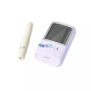 Medical Glucometer Digital Diabetes Test Kit No Coding Glucose Meter with LCD Display