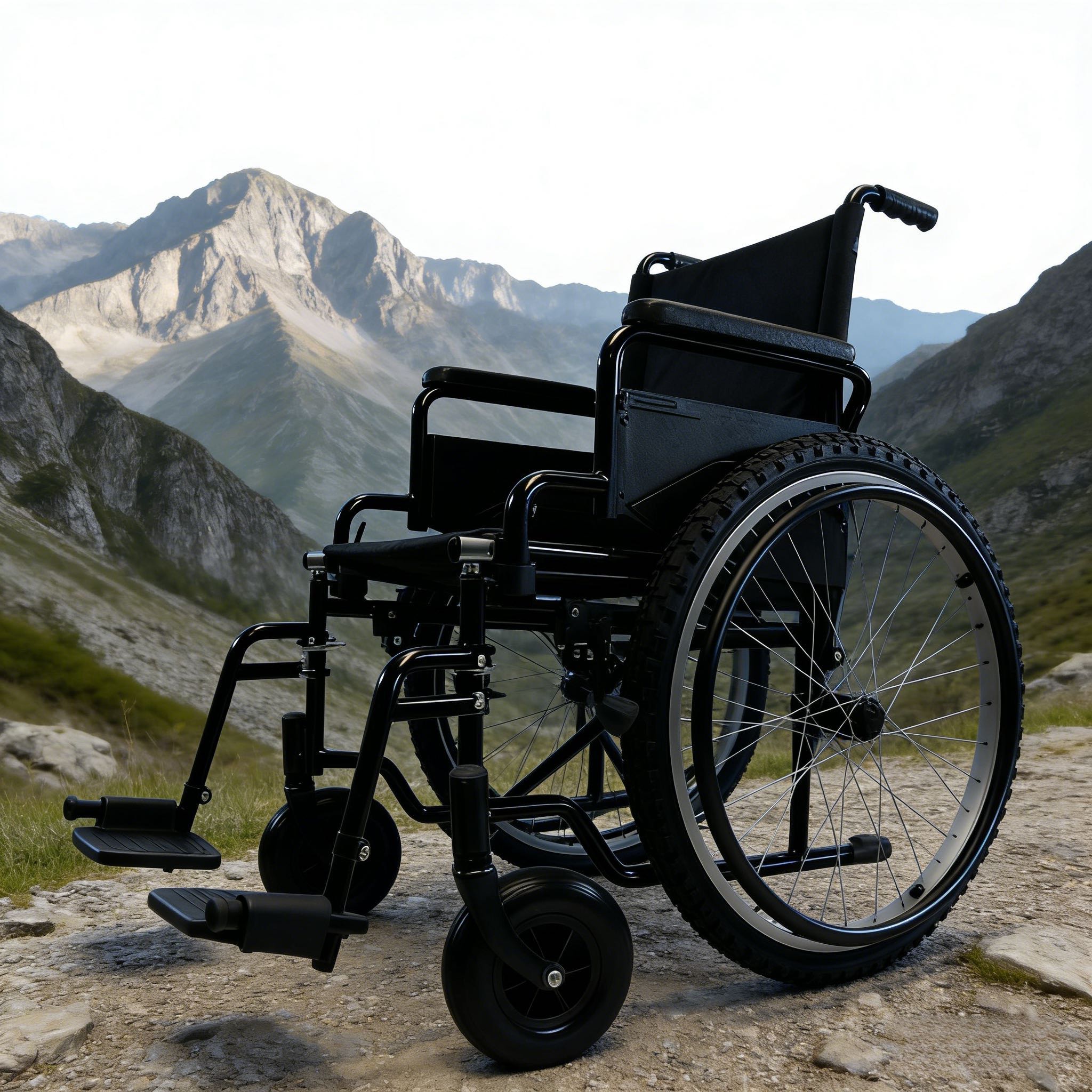 Brother Medical Off Road Specialist for North America, Ruggedness, adventure, and heavy-duty performance. High-traction tread tires and a heavy-duty reinforced chassis