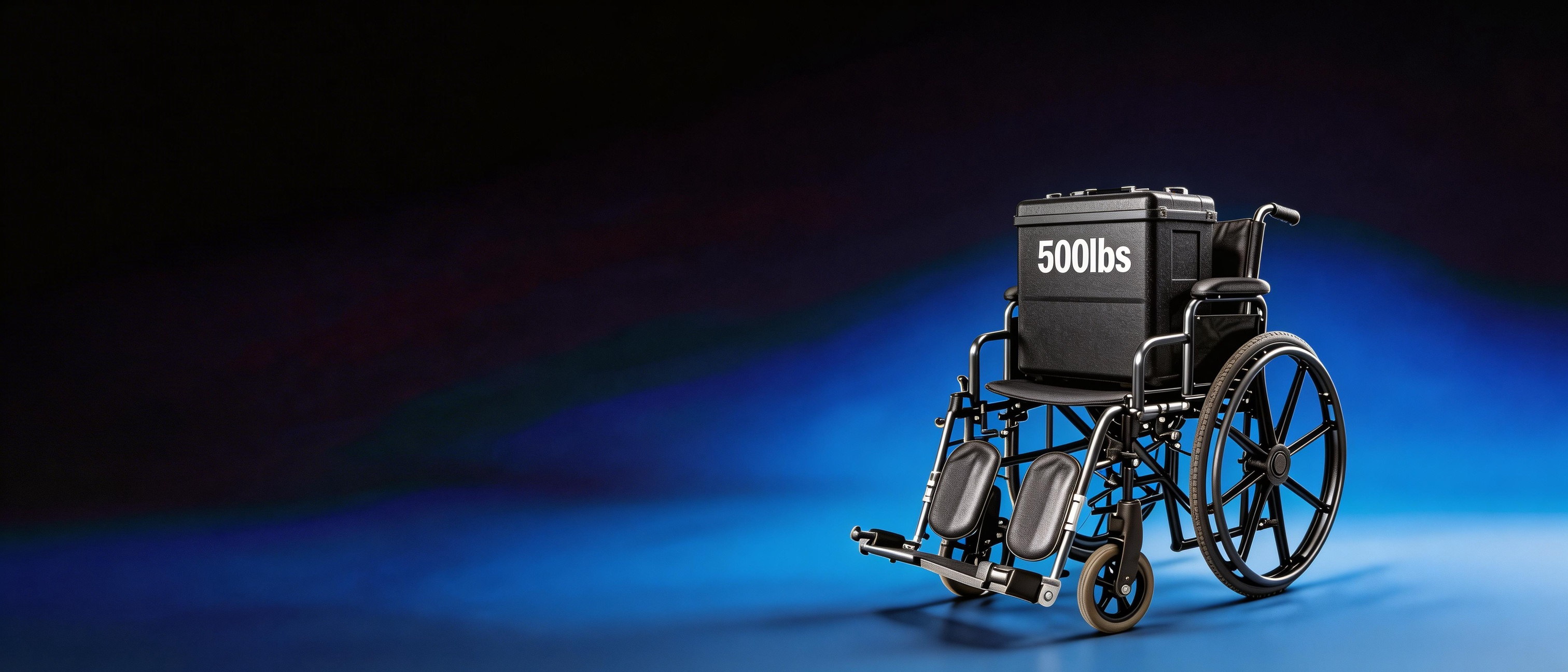 Bariatric Heavy Duty Wheelchair 26-Inch