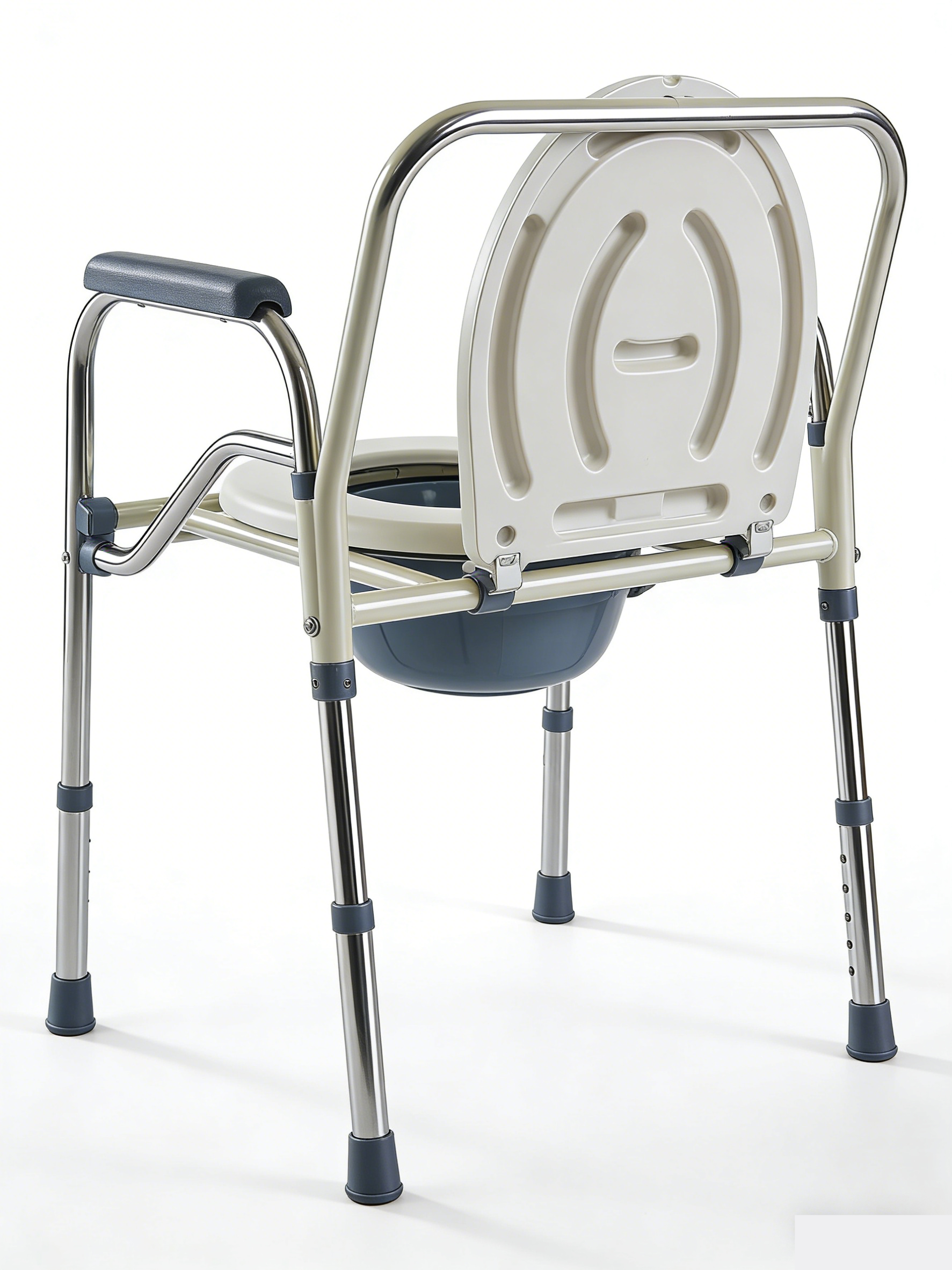 Folding Plastic Commode Chair
