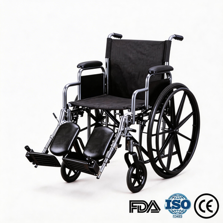 BME4618 24 Inch High-Capacity Bariatric Manual Wheelchair | 400 Lbs Max Load
