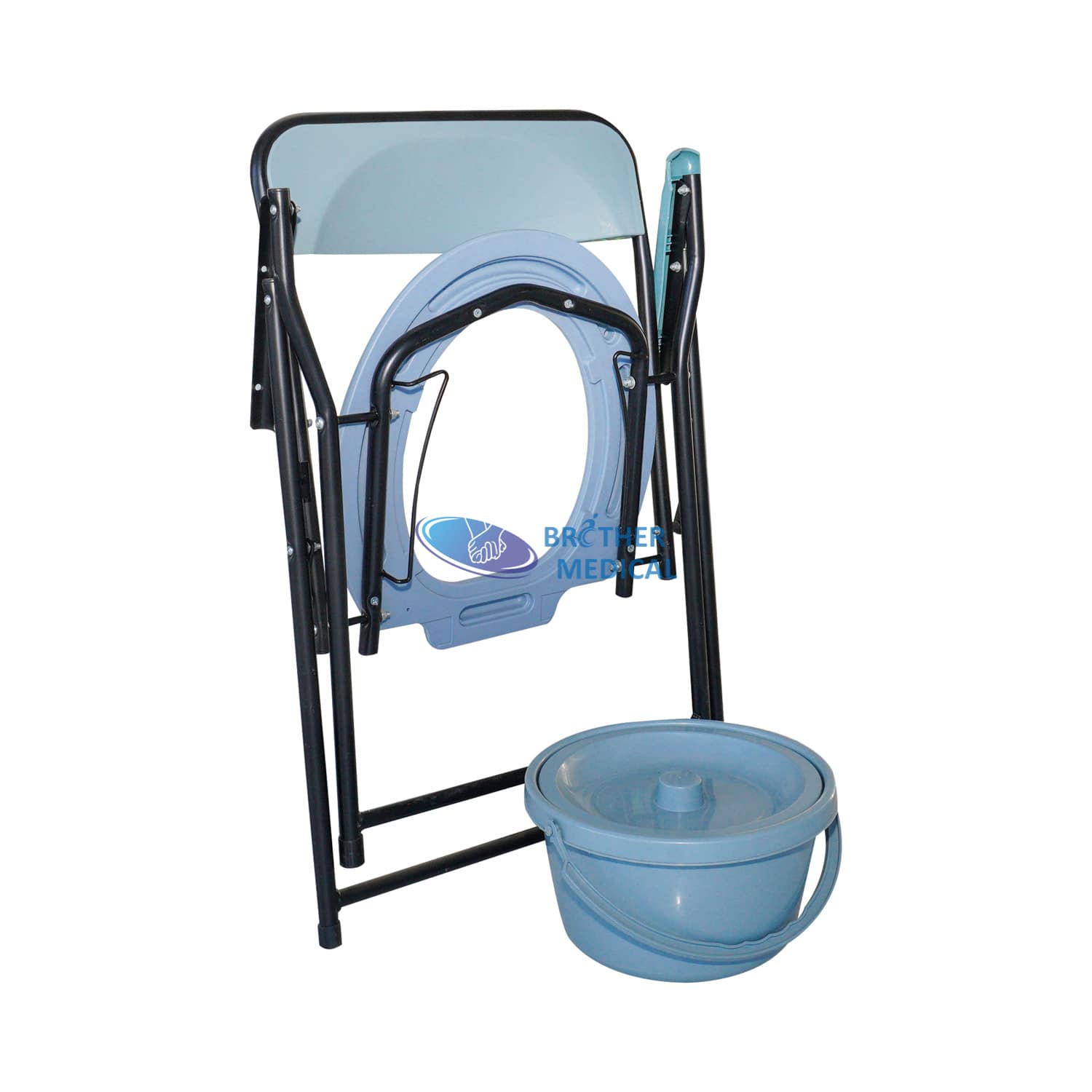 Multifunction Wide Commode Chair Shower