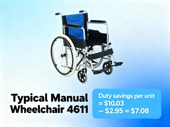 Typical Manual Wheelchair 4611