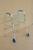 BME 812 Aluminum Foldable Lightweight Walker with Wheels