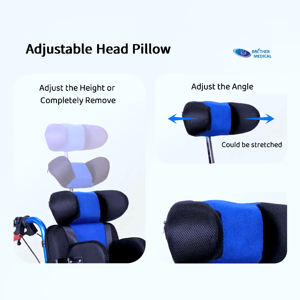 Adjustable Head Rest Pillow - CP Wheelchair - Brother Medical