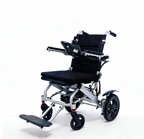 Ultra Lightweight Electric Wheelchair 17kg | Aluminum Folding Power Wheelchair for Easy Transport