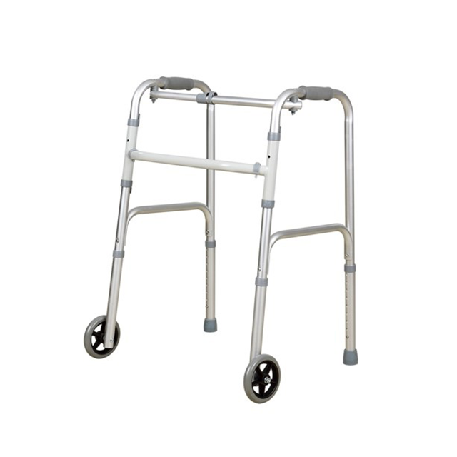 BME 812 Aluminum Foldable Lightweight Walker with Wheels