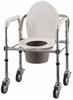 Height Adjustable Big Size Commode Chair Shower